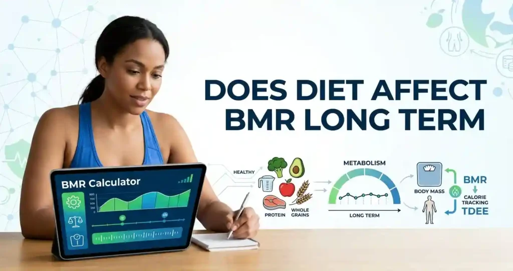 does diet affect bmr long term